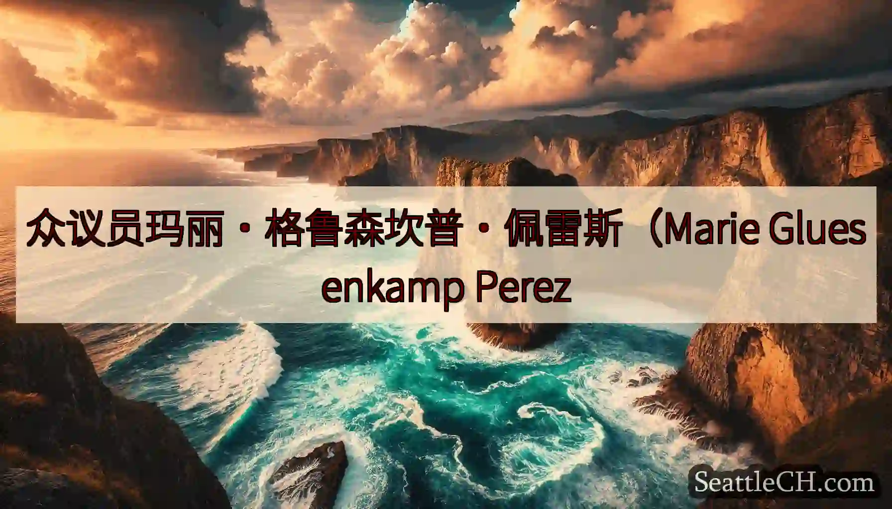 众议员玛丽·格鲁森坎普·佩雷斯（Marie Gluesenkamp Perez