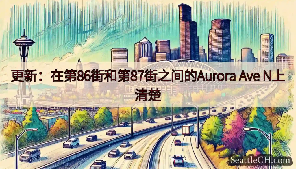 更新：在第86街和第87街之间的Aurora Ave N上清楚