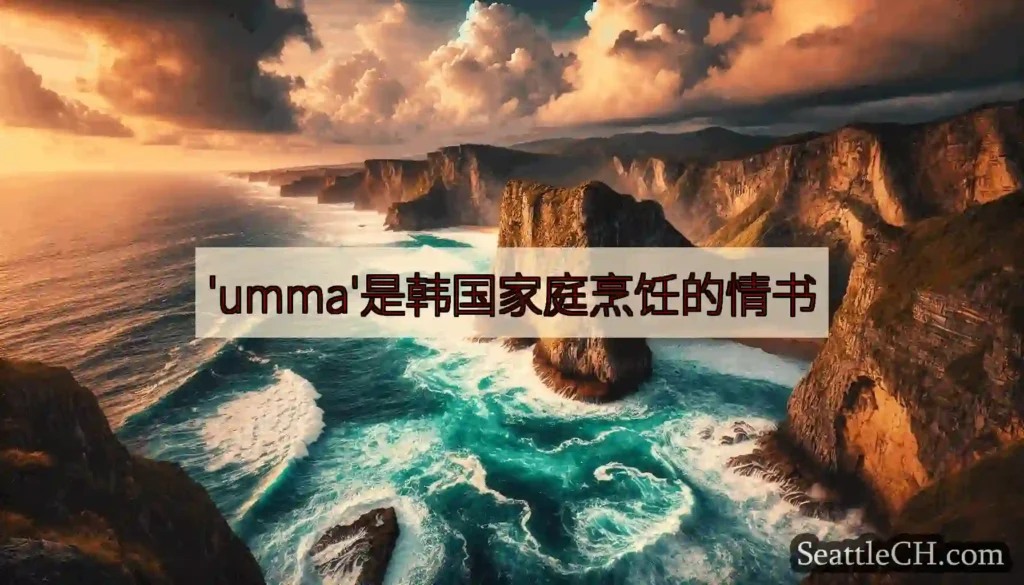 'umma'是韩国家庭烹饪的情书