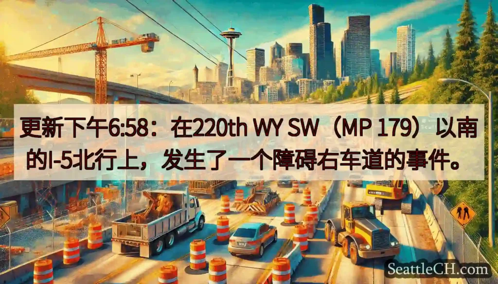 更新下午6:58：在220th WY SW（MP
