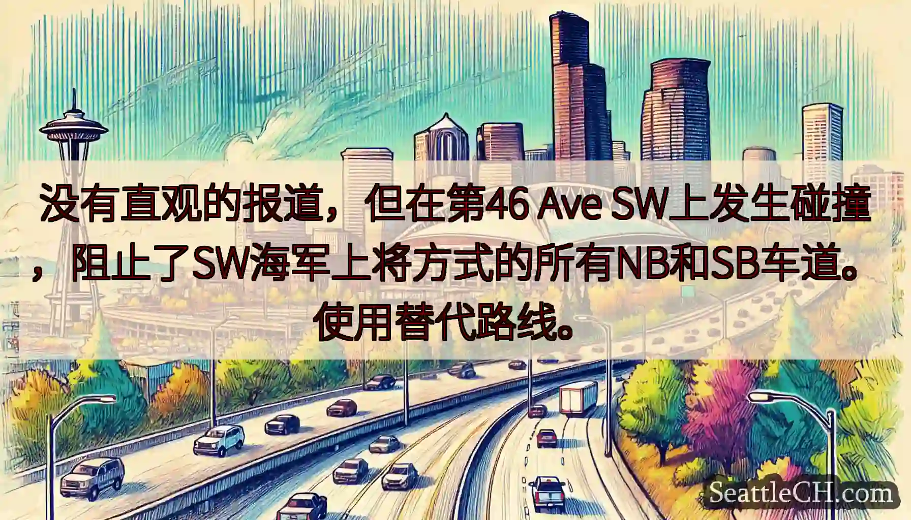 没有直观的报道，但在第46 Ave