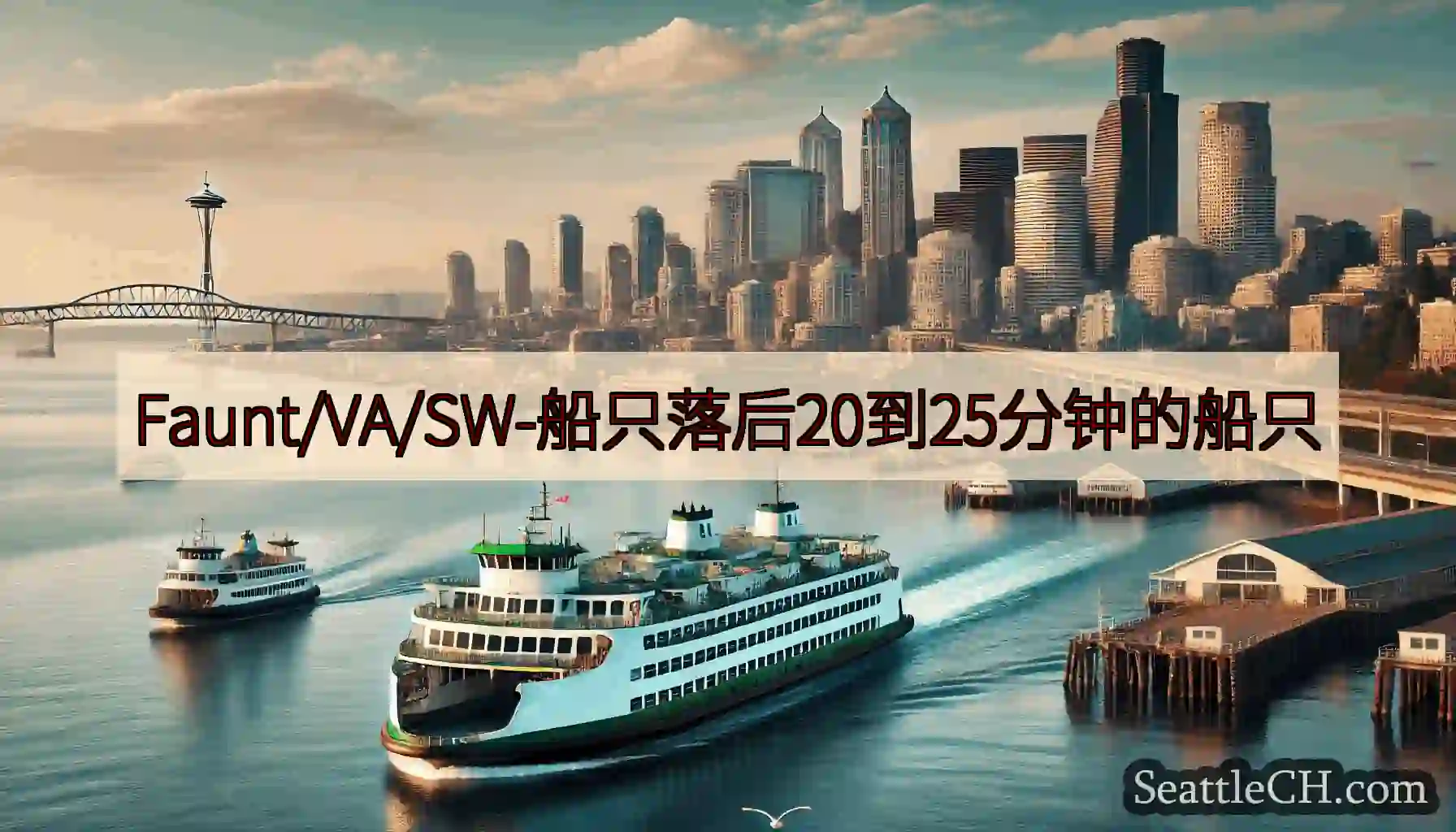 Faunt/VA/SW-船只落后20到25分钟的船只