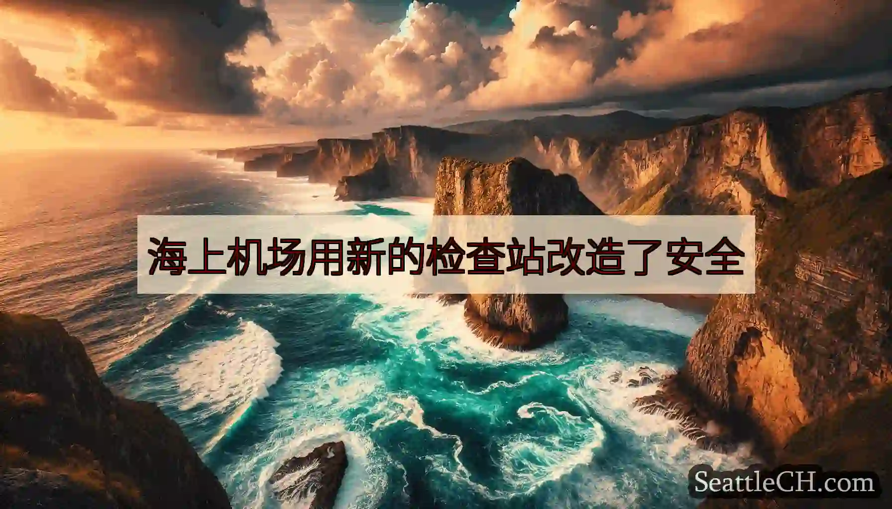 海上机场用新的检查站改造了安全