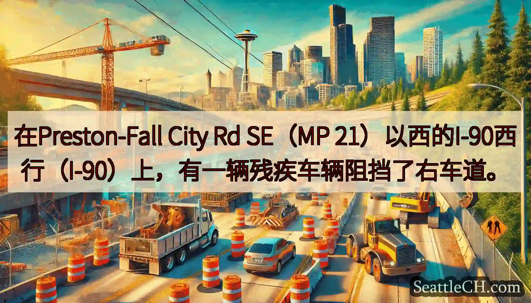 在Preston-Fall City Rd SE（MP