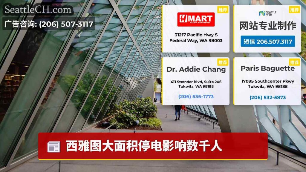 西雅图大面积停电影响数千人