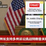 州长支持多州诉讼挑战特朗普关税