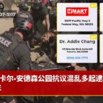 卡尔·安德森公园抗议混乱多起逮捕发生