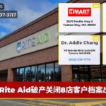 Rite Aid破产关闭8店客户档案出售