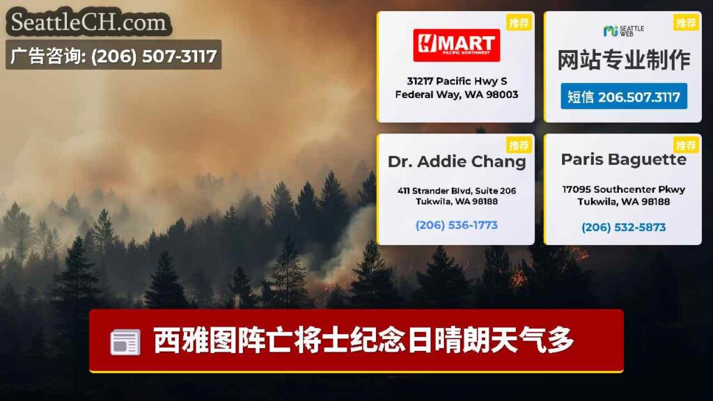 西雅图阵亡将士纪念日晴朗天气多