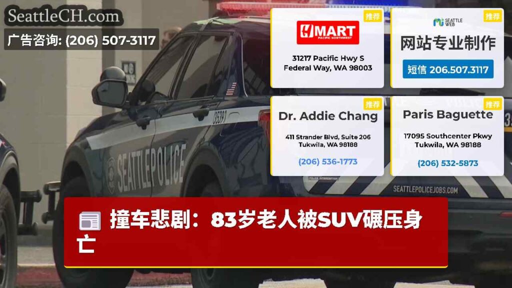 撞车悲剧：83岁老人被SUV碾压身亡