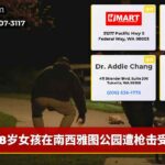 8岁女孩在南西雅图公园遭枪击受伤