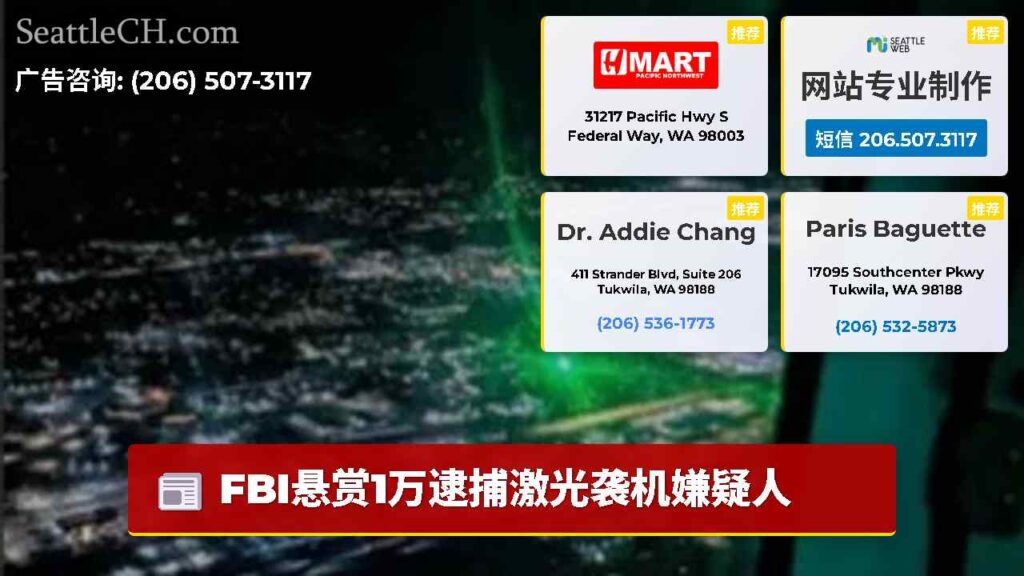 FBI悬赏1万逮捕激光袭机嫌疑人