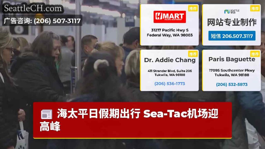 海太平日假期出行 Sea-Tac机场迎高峰