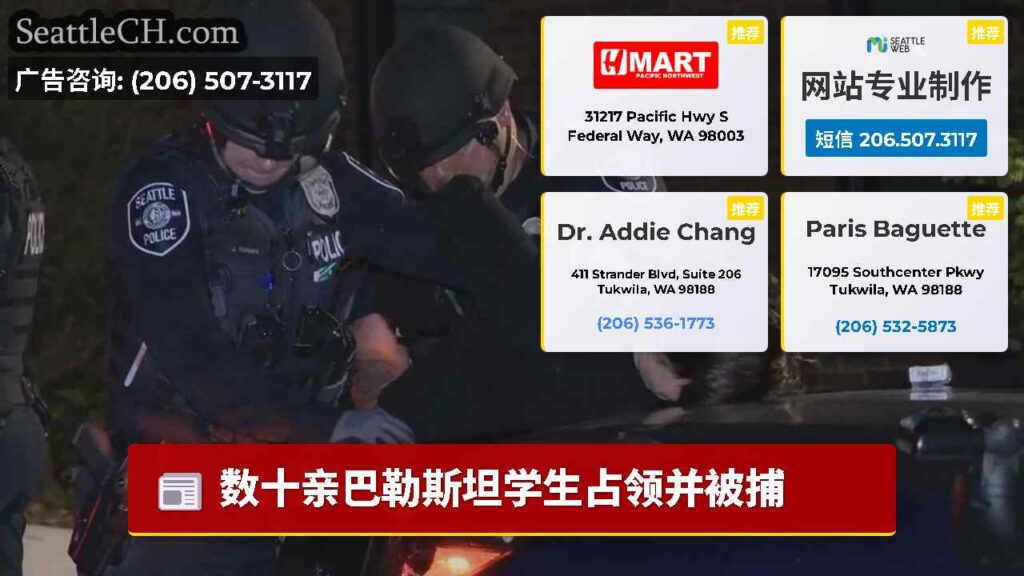 数十亲巴勒斯坦学生占领并被捕