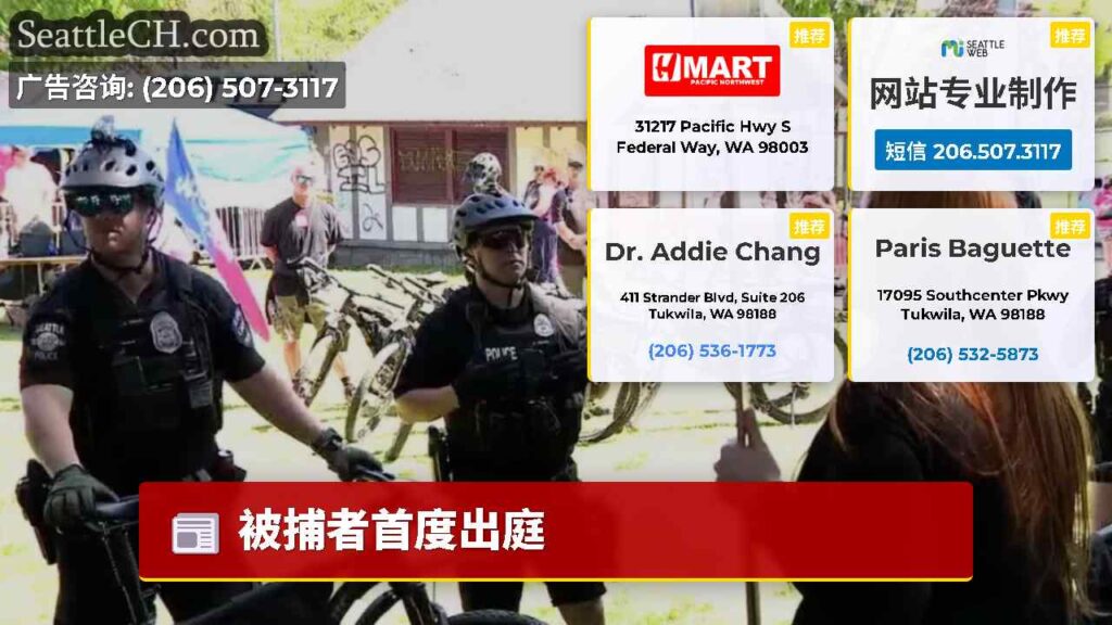 被捕者首度出庭
