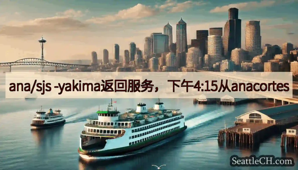 ana/sjs -yakima返回服务，下午4:15从anacortes