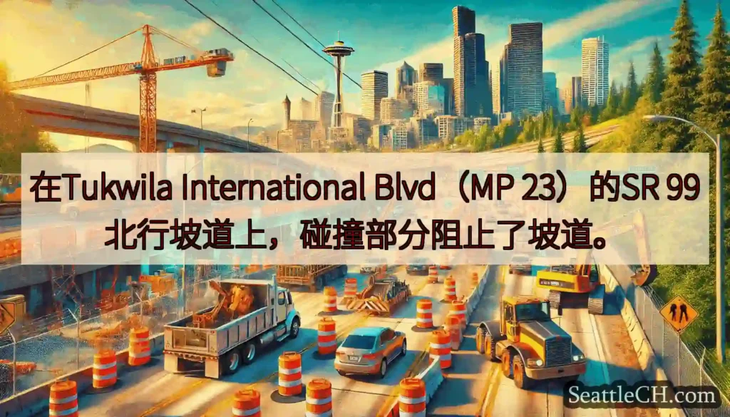 在Tukwila International Blvd（MP 23）的SR