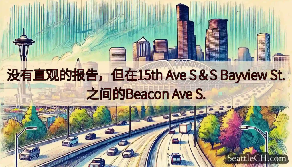 没有直观的报告，但在15th Ave S＆S Bayview St.之间的Beacon Ave S.
