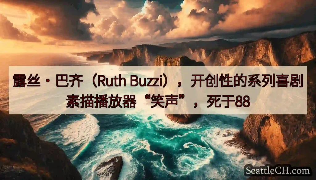 露丝·巴齐（Ruth Buzzi），开创性的系列喜剧素描播放器“笑声”，死于88