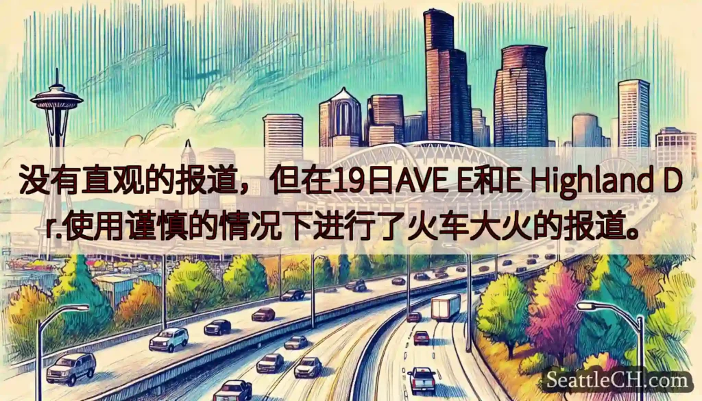 没有直观的报道，但在19日AVE E和E Highland