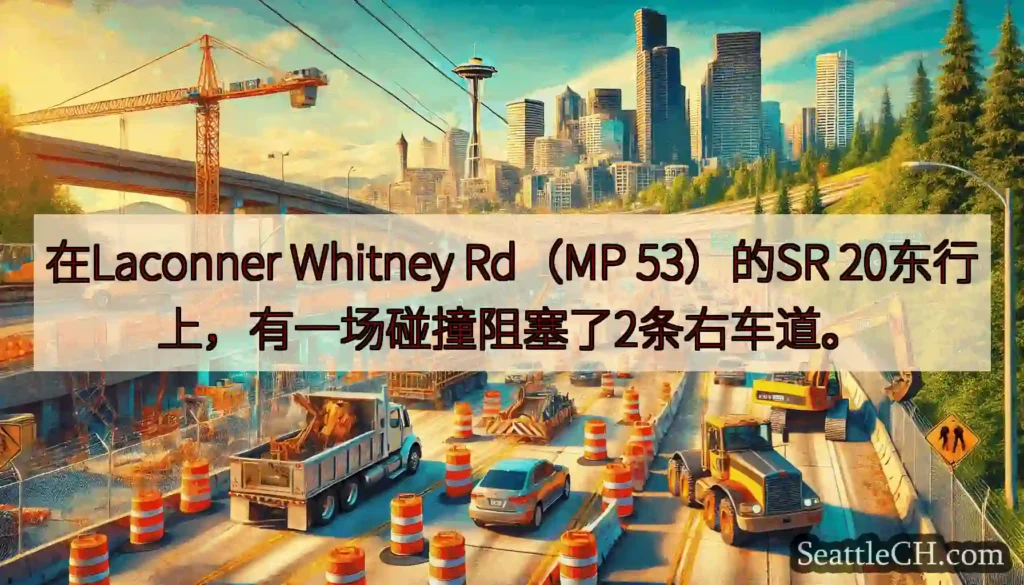 在Laconner Whitney Rd（MP 53）的SR