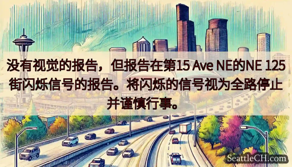 没有视觉的报告，但报告在第15 Ave NE的NE