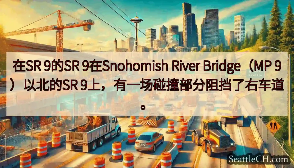 在SR 9的SR 9在Snohomish River Bridge（MP 9）以北的SR