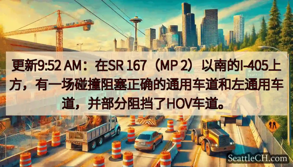 更新9:52 AM：在SR 167（MP