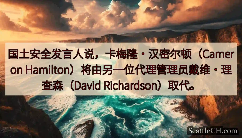 国土安全发言人说，卡梅隆·汉密尔顿（Cameron