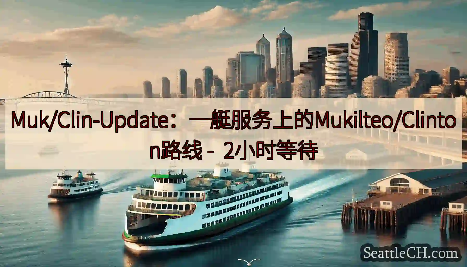 Muk/Clin-Update：一艇服务上的Mukilteo/Clinton路线 -