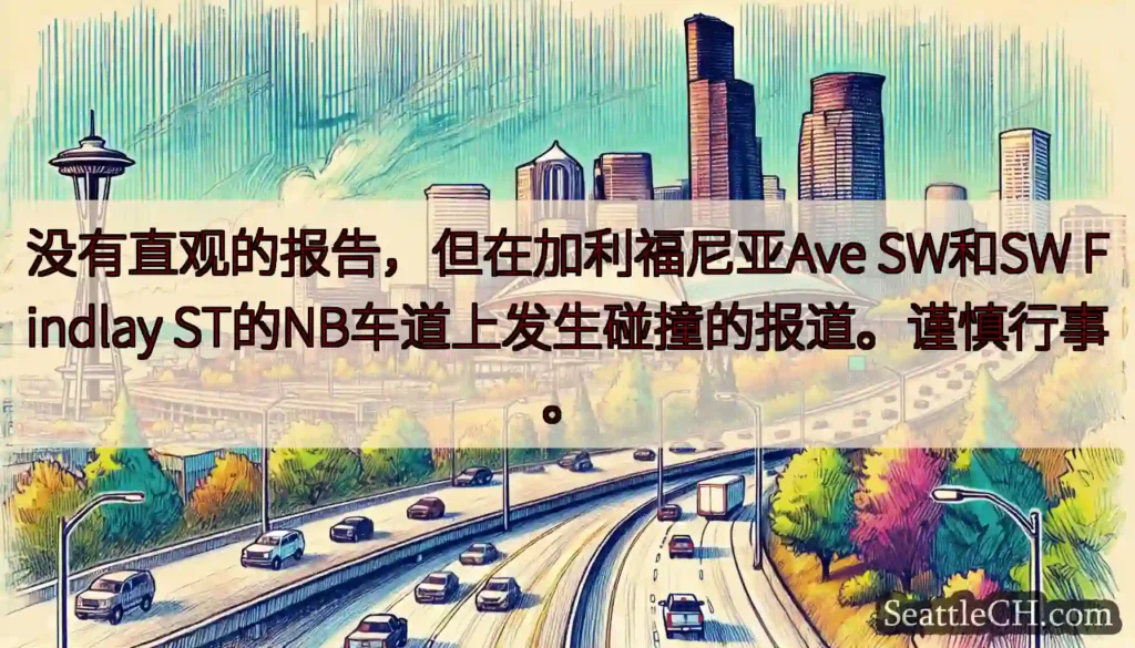 没有直观的报告，但在加利福尼亚Ave SW和SW Findlay