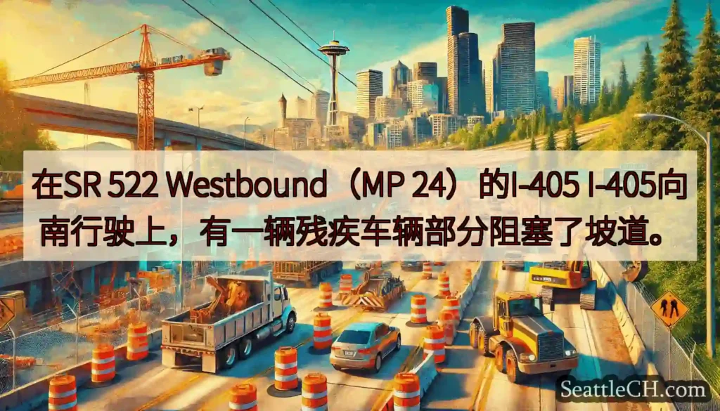 在SR 522 Westbound（MP 24）的I-405