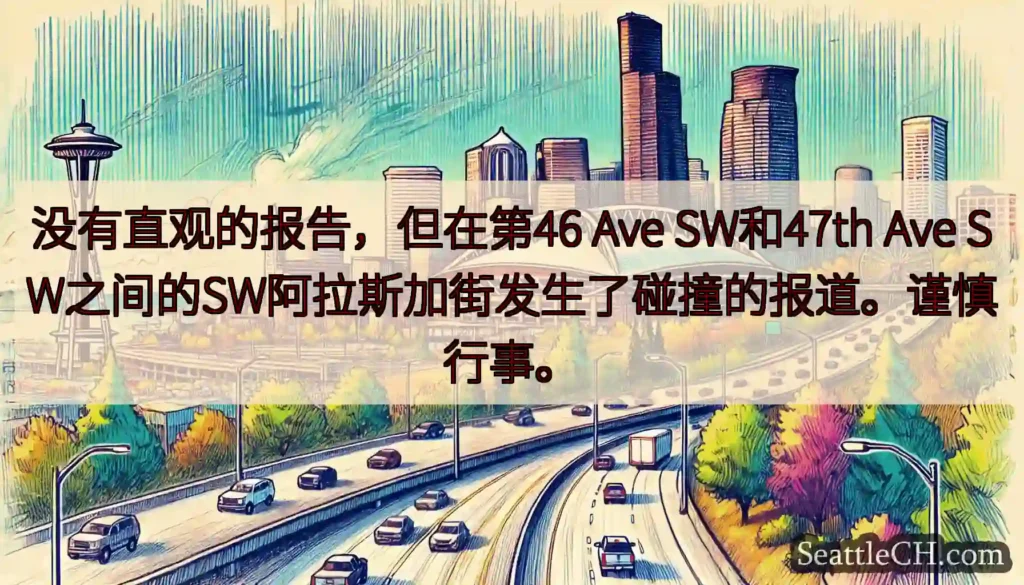 没有直观的报告，但在第46 Ave SW和47th Ave
