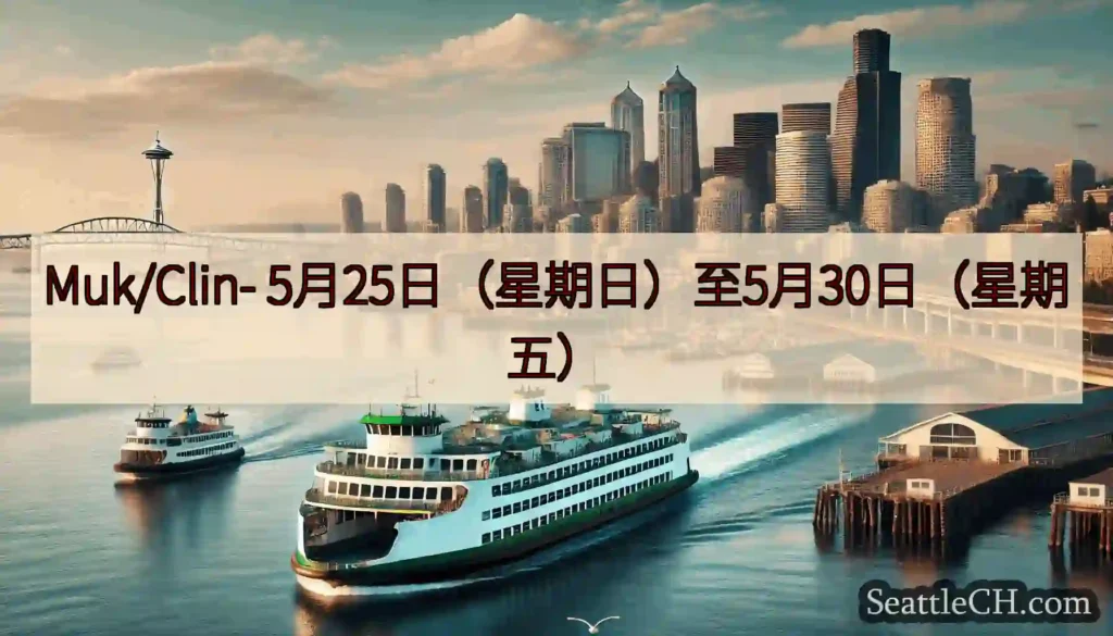 Muk/Clin- 5月25日（星期日）至5月30日（星期五）