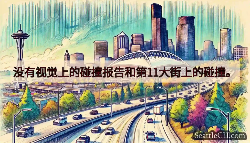 没有视觉上的碰撞报告和第11大街上的碰撞。