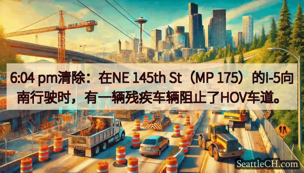 6:04 pm清除：在NE 145th St（MP