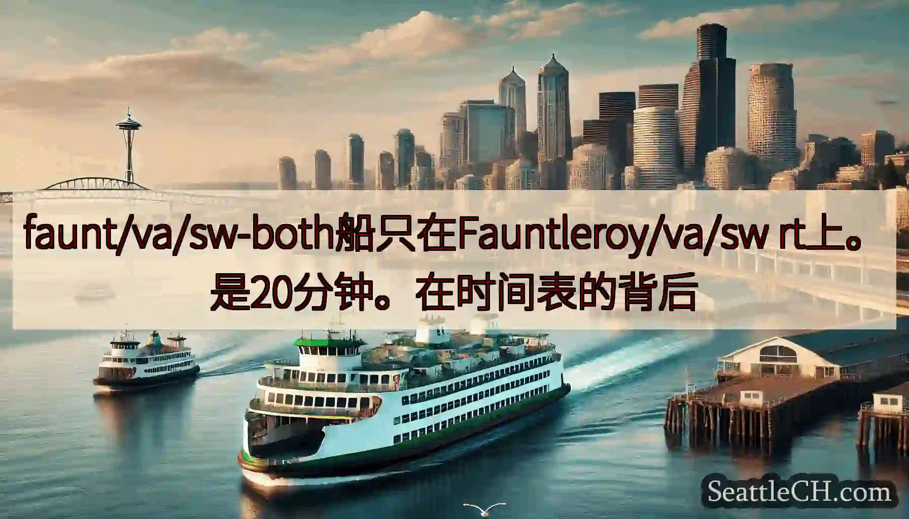 faunt/va/sw-both船只在Fauntleroy/va/sw