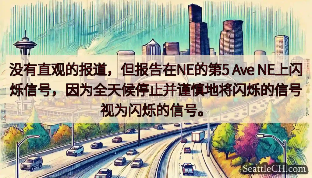 没有直观的报道，但报告在NE的第5 Ave