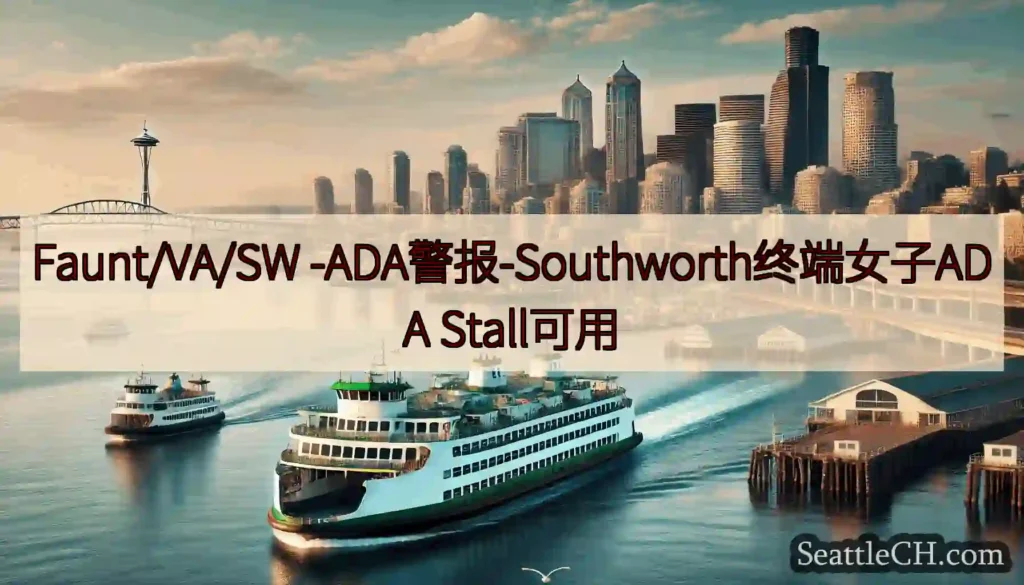 Faunt/VA/SW -ADA警报-Southworth终端女子ADA Stall可用
