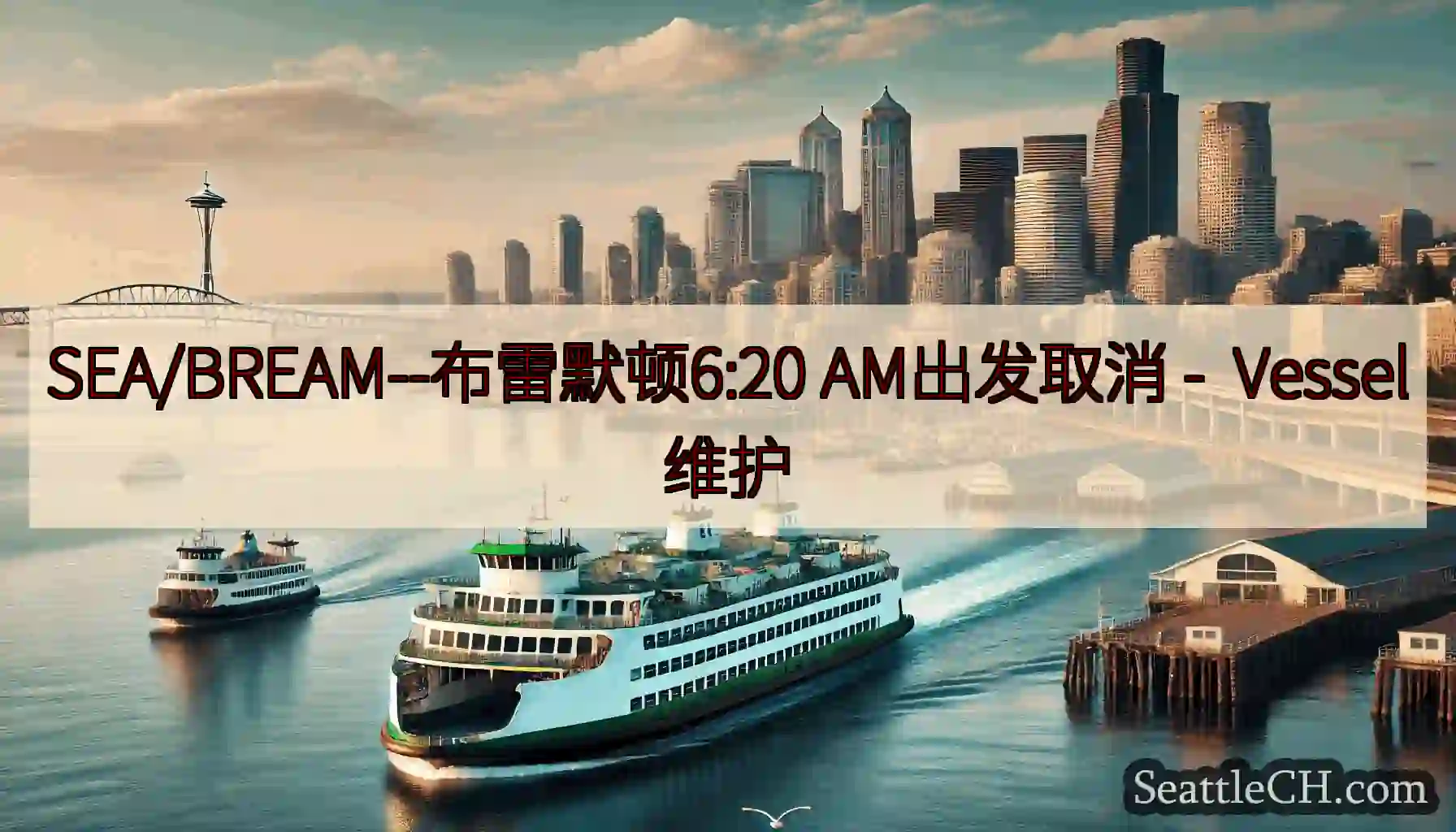 SEA/BREAM--布雷默顿6:20 AM出发取消 -