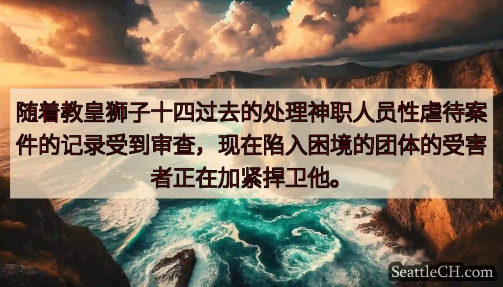 随着教皇狮子十四过去的处理神职人员性虐待案件的记录受到审查，现在陷入困境的团体的受害者正在加紧捍卫他