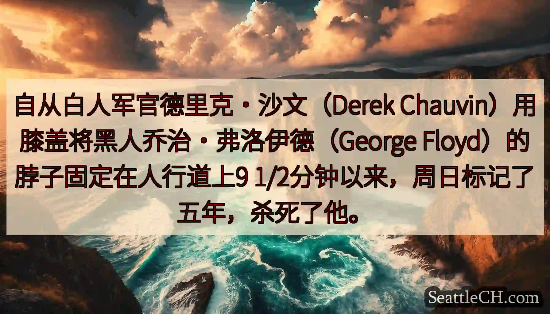 自从白人军官德里克·沙文（Derek Chauvin）用膝盖将黑人乔治·弗洛伊德（George