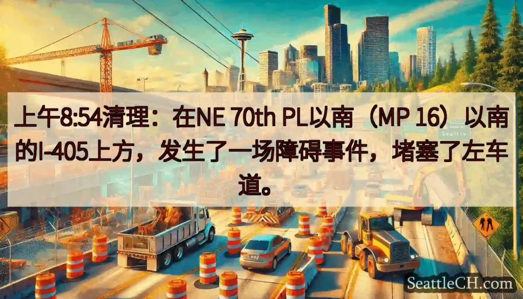 上午8:54清理：在NE 70th PL以南（MP