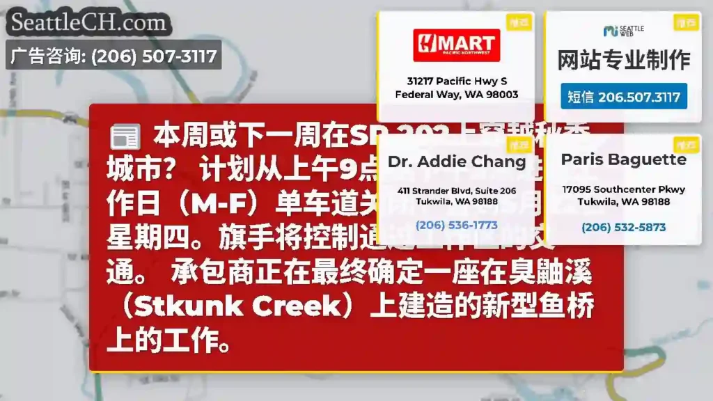 本周或下一周在SR 202上穿越秋季城市？