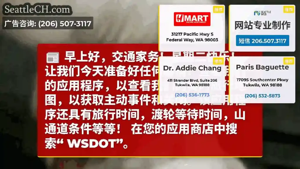早上好，交通家务！星期二快乐！