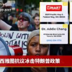 西雅图抗议冰击特朗普政策