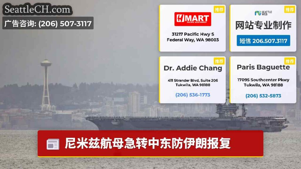 尼米兹航母急转中东防伊朗报复
