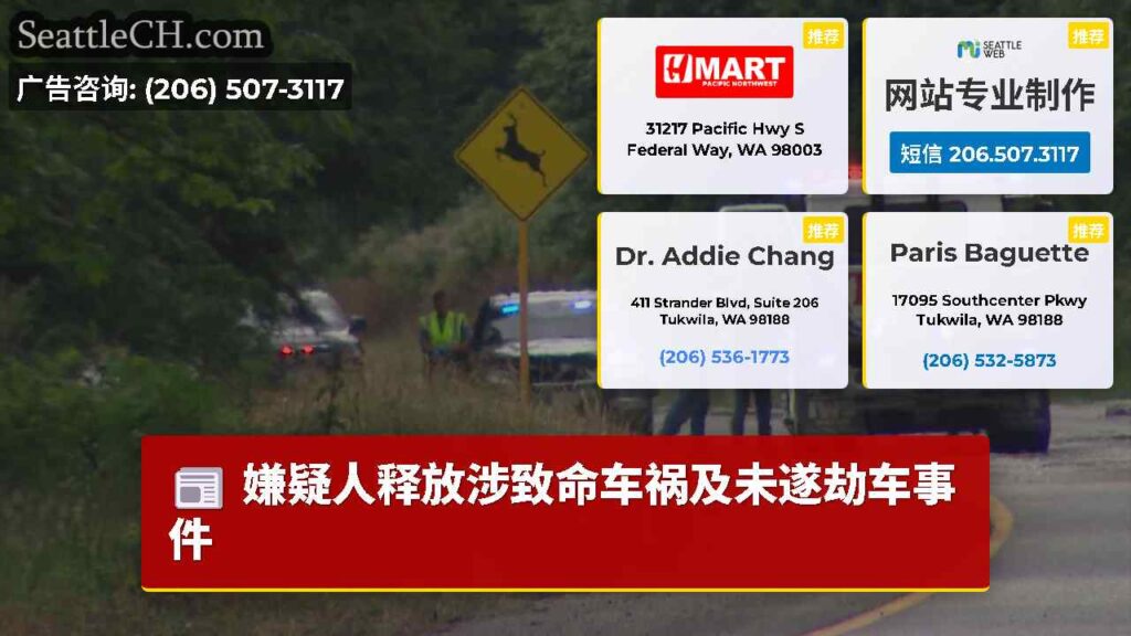 嫌疑人释放涉致命车祸及未遂劫车事件