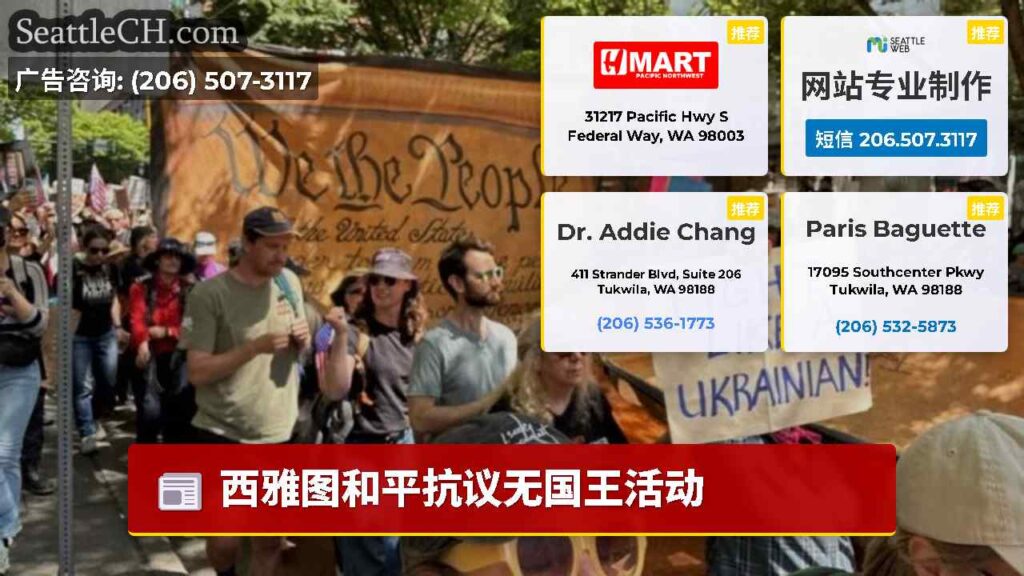 西雅图和平抗议无国王活动