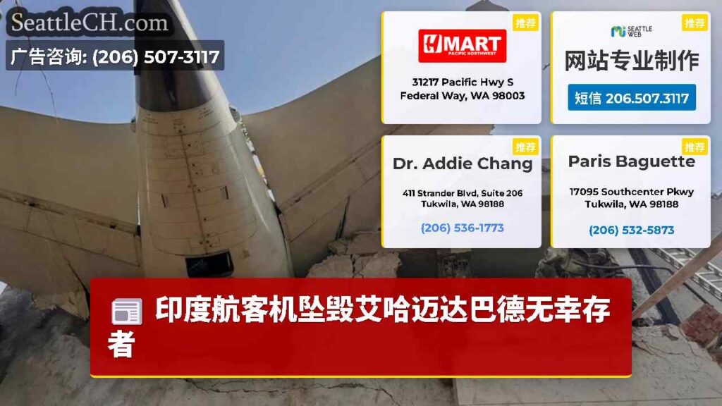 印度航客机坠毁艾哈迈达巴德无幸存者